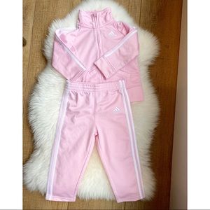 Adidas Pink Tracksuit